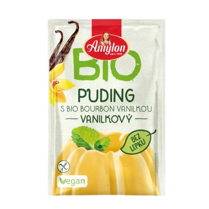 Amylon Puding vanilkový bez lepku 40 g BIO